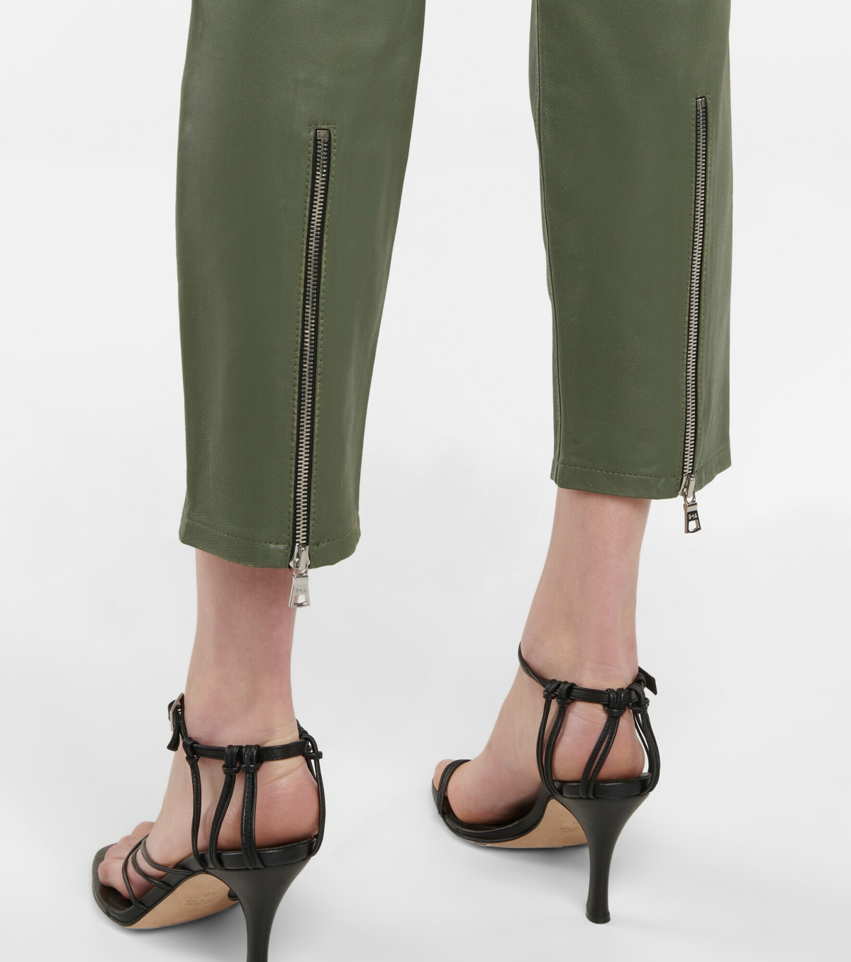 Rta - Manuela high-rise leather pants