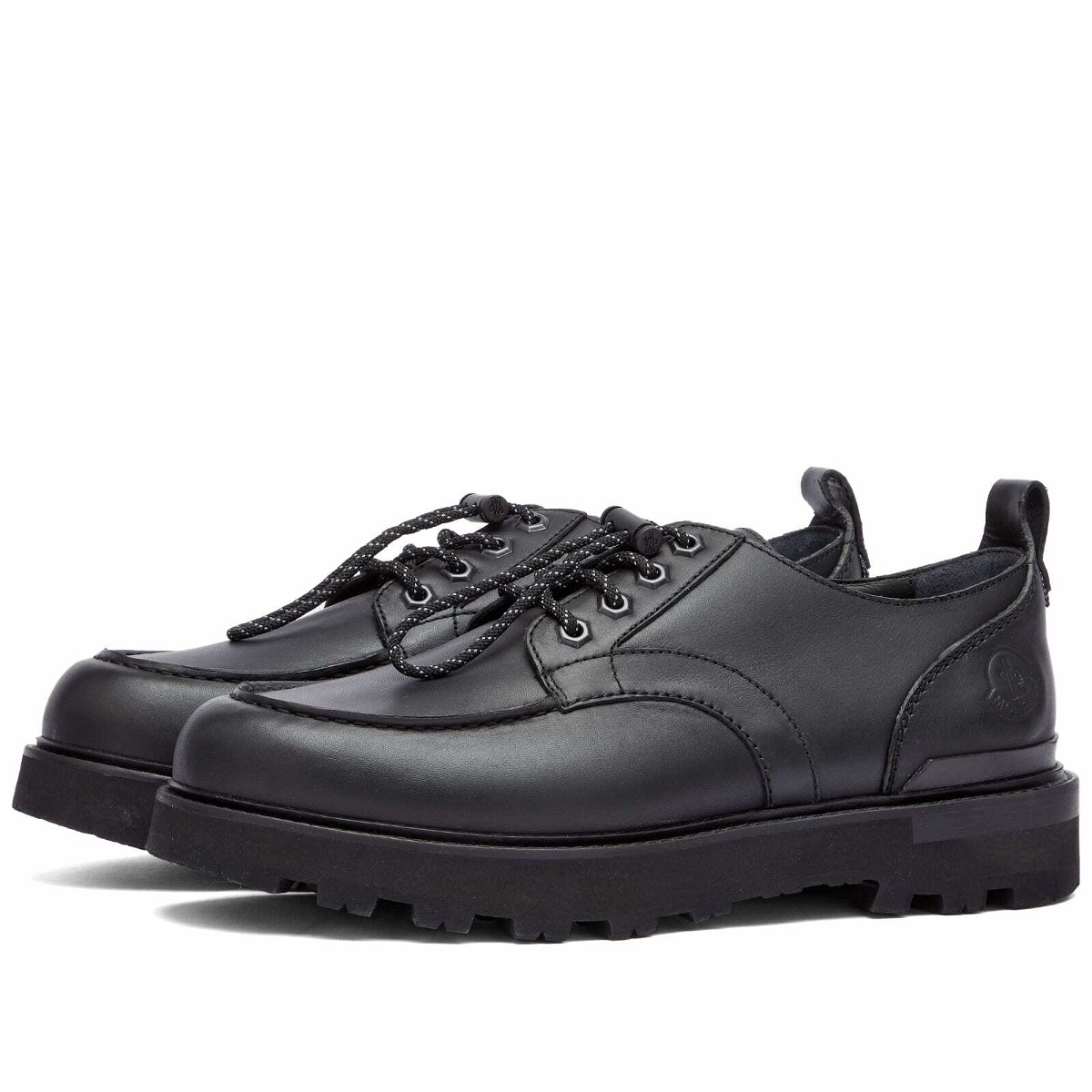 Moncler Men's Peka Derby Shoes in Black Moncler