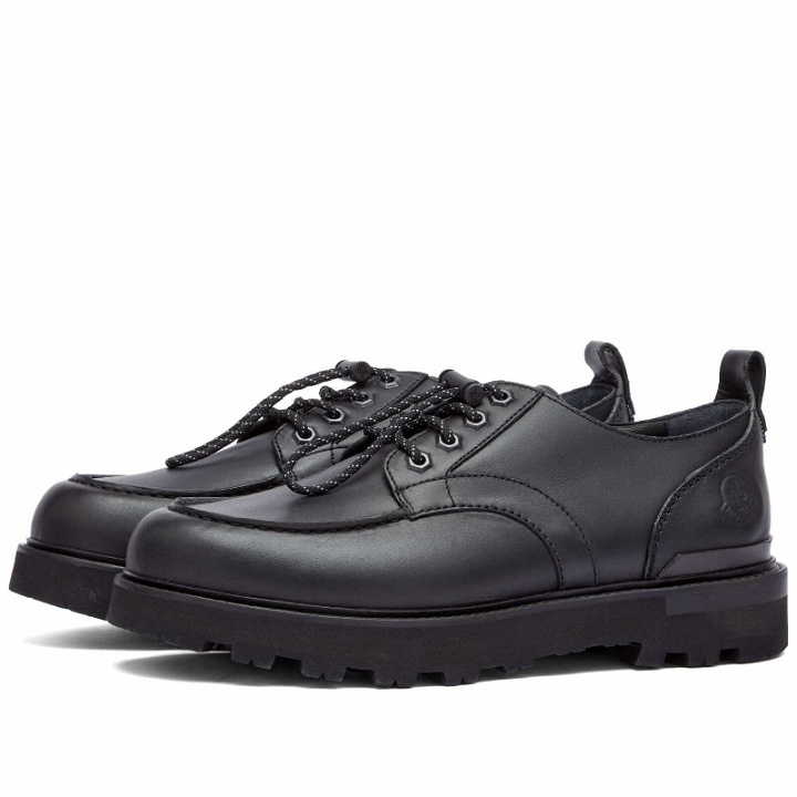 Photo: Moncler Men's Peka Derby Shoes in Black