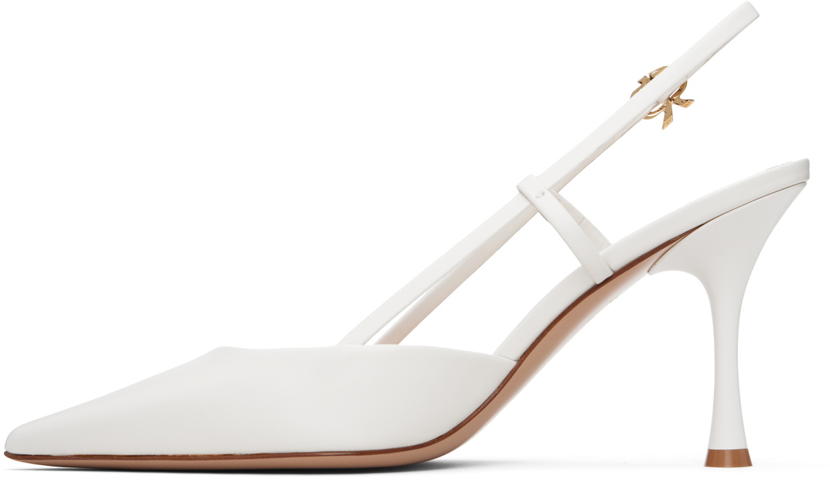 Gianvito Rossi White Ascent Heels