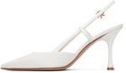 Gianvito Rossi White Ascent Heels