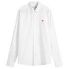 Foret Men's Flag Oxford Shirt in White
