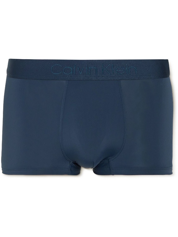 Photo: Calvin Klein Underwear - Stretch-Jersey Boxer Briefs - Blue