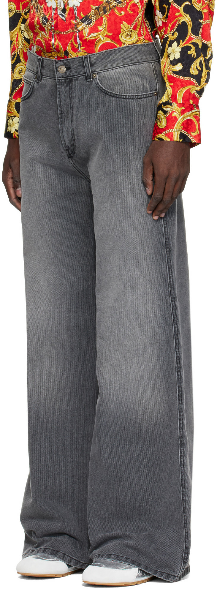 LU'U DAN Gray Phat XL Jeans