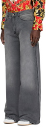 LU'U DAN Gray Phat XL Jeans