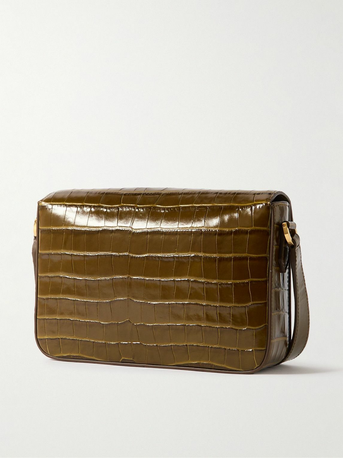 TOM FORD - Monarch Croc-Effect Leather Messenger Bag TOM FORD TOM FORD - Monarch Croc-Effect Leather Messenger Bag TOM FORD