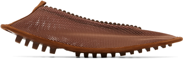 Photo: Kiko Kostadinov Brown Ramberg Slip-On Flats