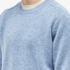 NN07 Men's Nathan Crew Knit in Light Blue Melange