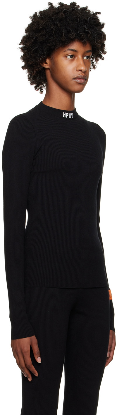 Heron Preston Black 'HPNY' Sweater