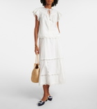 Ulla Johnson Effie embroidered cotton top