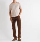 Massimo Alba - Tapered Cotton-Corduroy Trousers - Brown