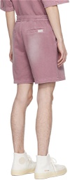Solid Homme Purple Dyeing Shorts