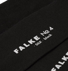 Falke - No. 4 Silk-Blend Socks - Black