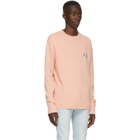 Amiri Pink Wool Beverly Hills Sweatshirt