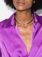 SHAY 18K Yellow Gold Emerald And Diamond Tennis Choker