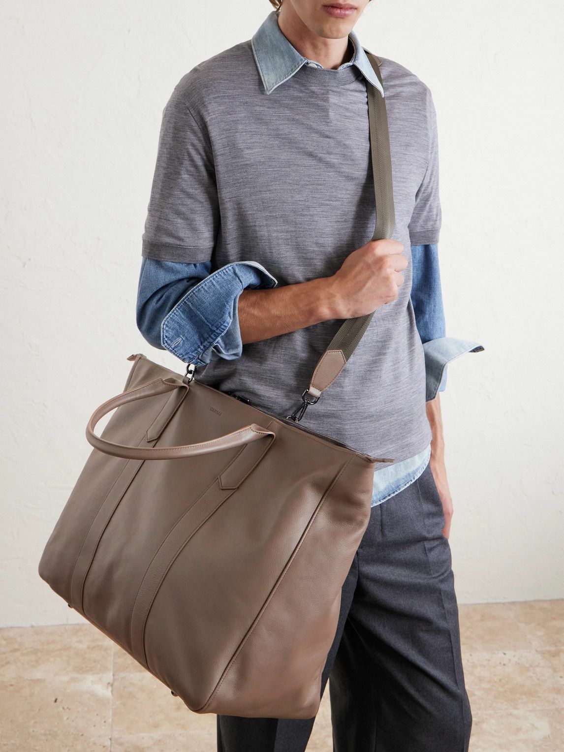 Canali - Leather Weekend Bag