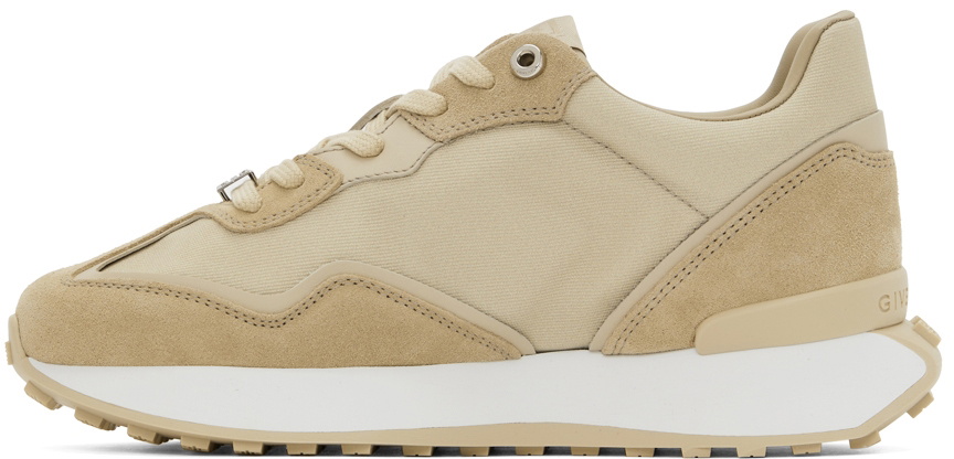 Givenchy Beige Paneled Logo Sneakers Givenchy