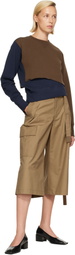 sacai Navy Sponge Sweat Sweatshirt