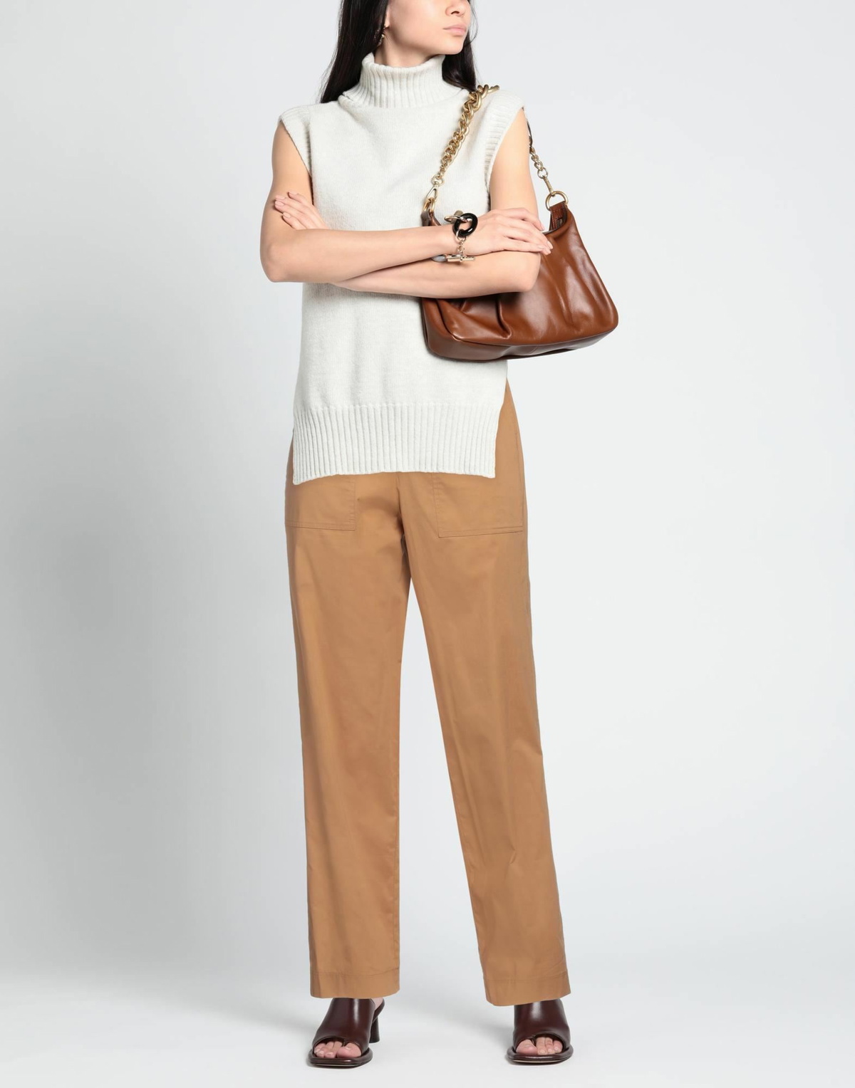 Jijil Womens Pants Camel