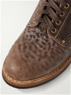 Visvim - Brigadier Folk Distressed Leather Boots - Brown