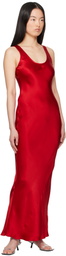 ANINE BING Red Alison Maxi Dress