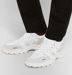 AMI - Lucky 9 Nylon, Leather and Suede Sneakers - Men - White