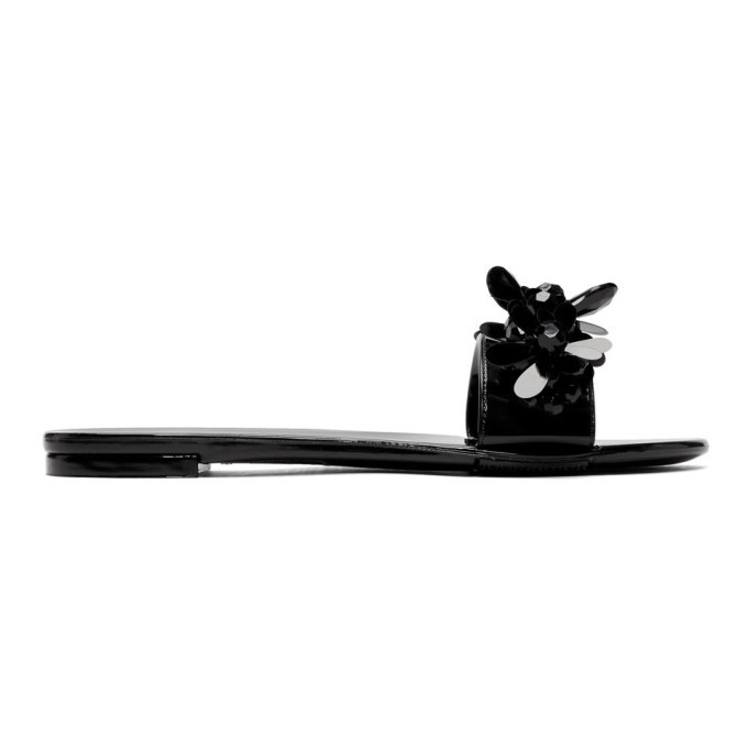 Simone Rocha Black Jelly Slides Simone Rocha