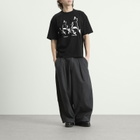 YMC Men's Graphic Triple T-Shirt in Black