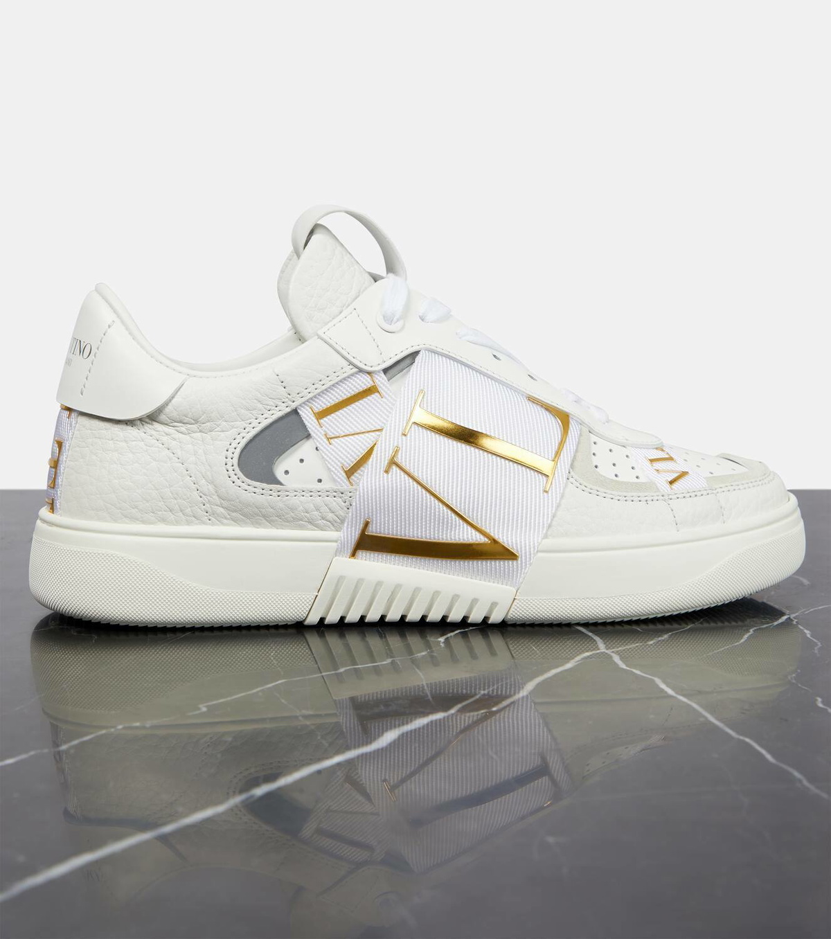 スニーカー VALENTINO VL7N LOW-TOP TRAINERS Vl7n Low-top Sneakers In Calfskin And Mesh Fabric With Bands