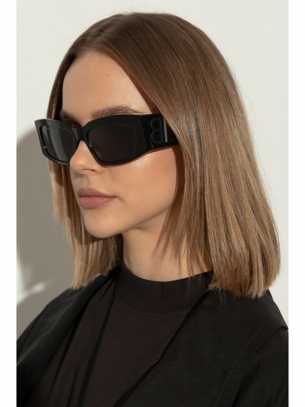 【BALENCIAGA】 BOSSY RECTANGLE BALENCIAGA - Bossy Rectangle Sunglasses Balenciaga
