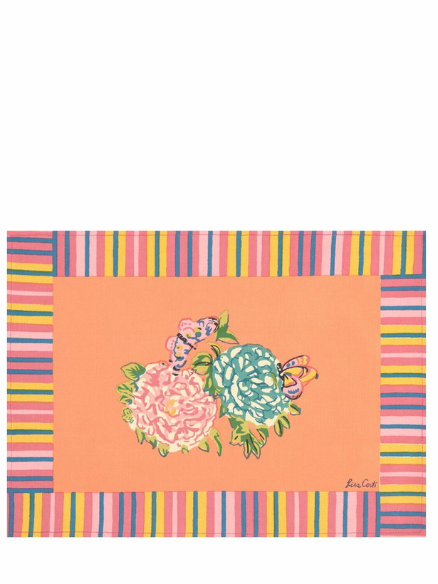 Photo: LISA CORTI Kandem Queen Peach Set Of 2 Placemats