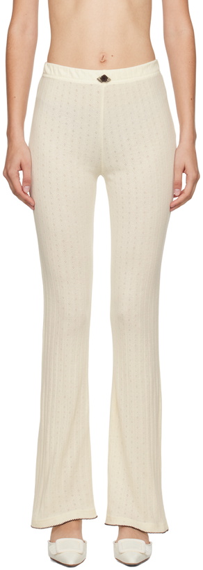 Photo: Caro Editions Off-White Caro Pyjama Pants