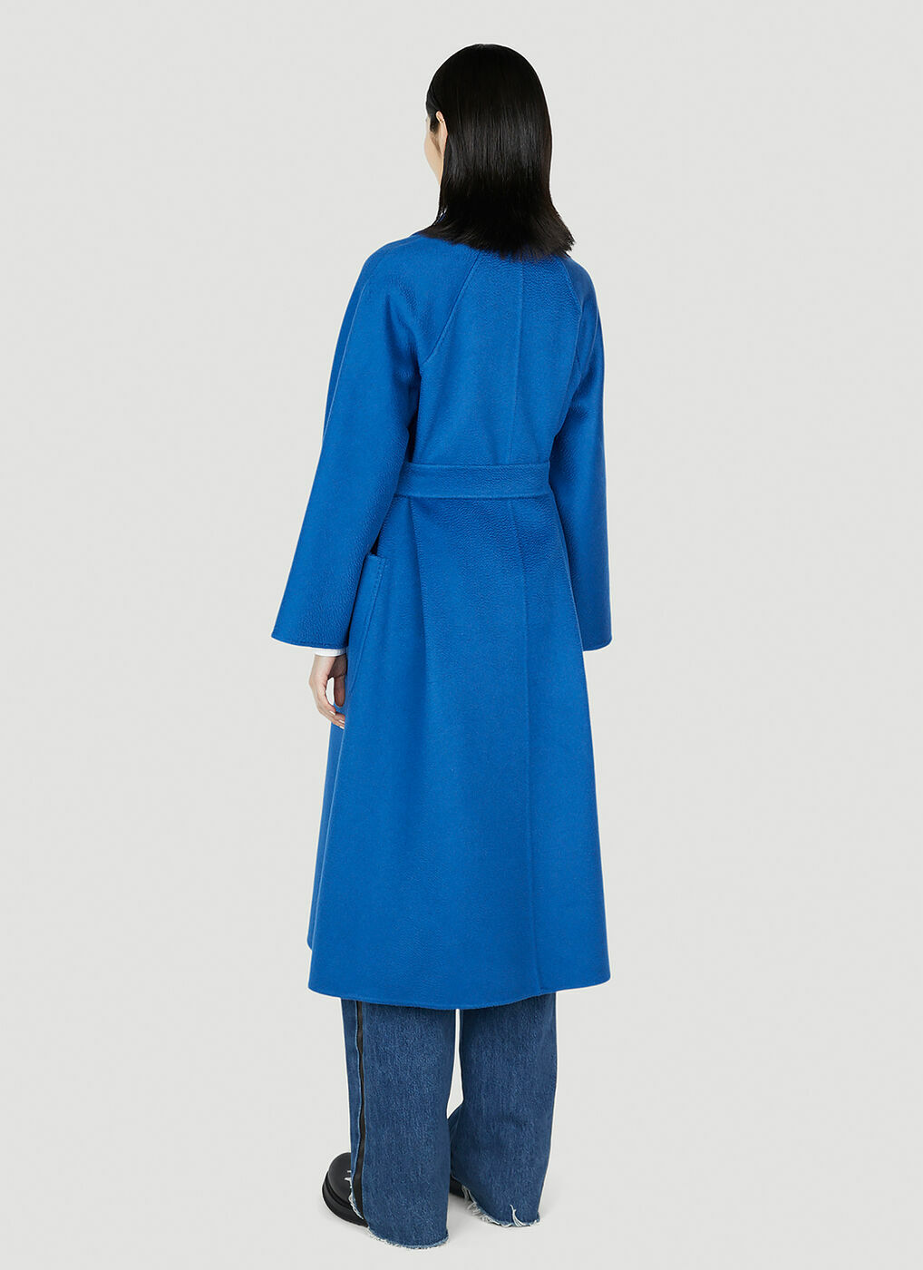 Max Mara - Ludmilla Coat in Blue Max Mara