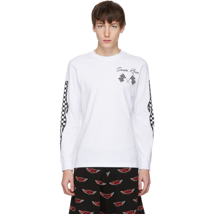 Photo: McQ Alexander McQueen White Racing Santa Rosa T-Shirt