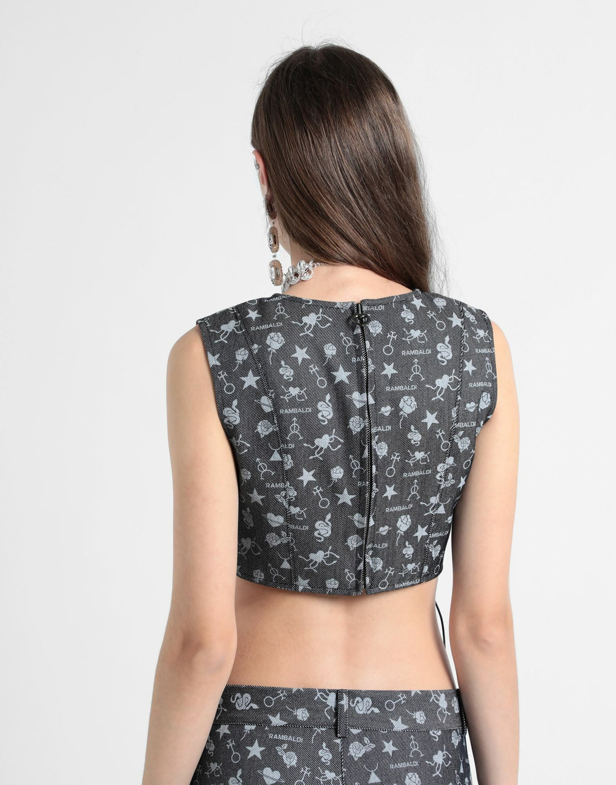 Marco Rambaldi Womens Top in Blue