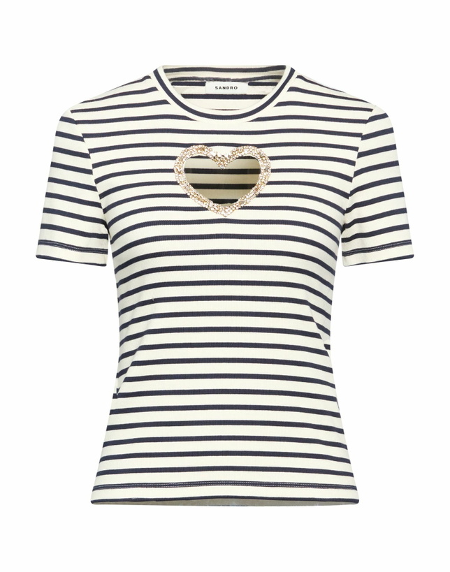 Photo: Sandro Womens T-shirt Cream