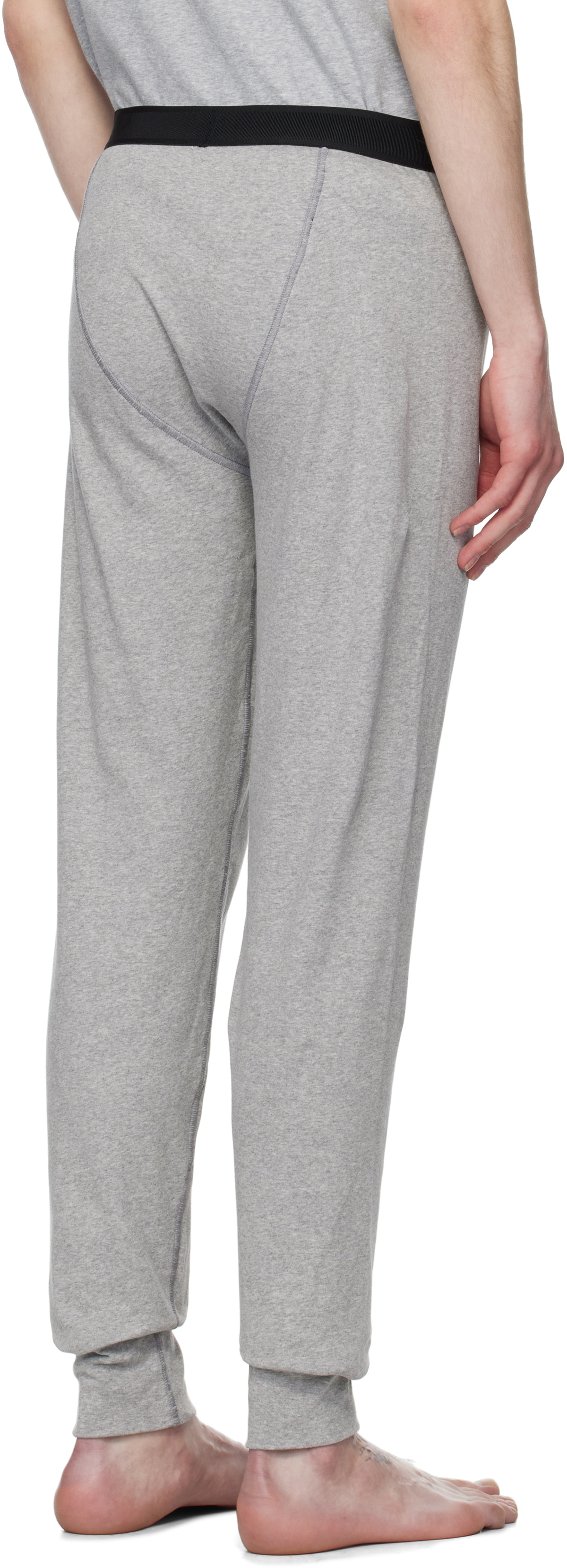 TOM FORD Gray Cotton Long Underwear