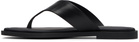 rag & bone Black Gracie Thong Sandals
