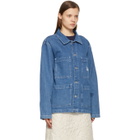 Stussy Blue Denim Chore Jacket