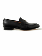 GUCCI - Logo-Detailed Leather Loafers - Black