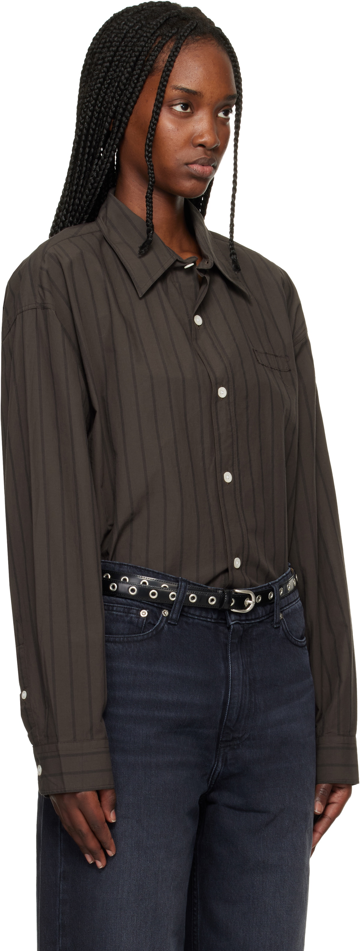 mfpen Brown Essay Shirt