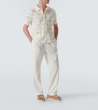 Frescobol Carioca Raul crochet cotton shirt