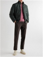 Thom Sweeney - Padded Wool and Cashmere-Blend Bomber Jacket - Green