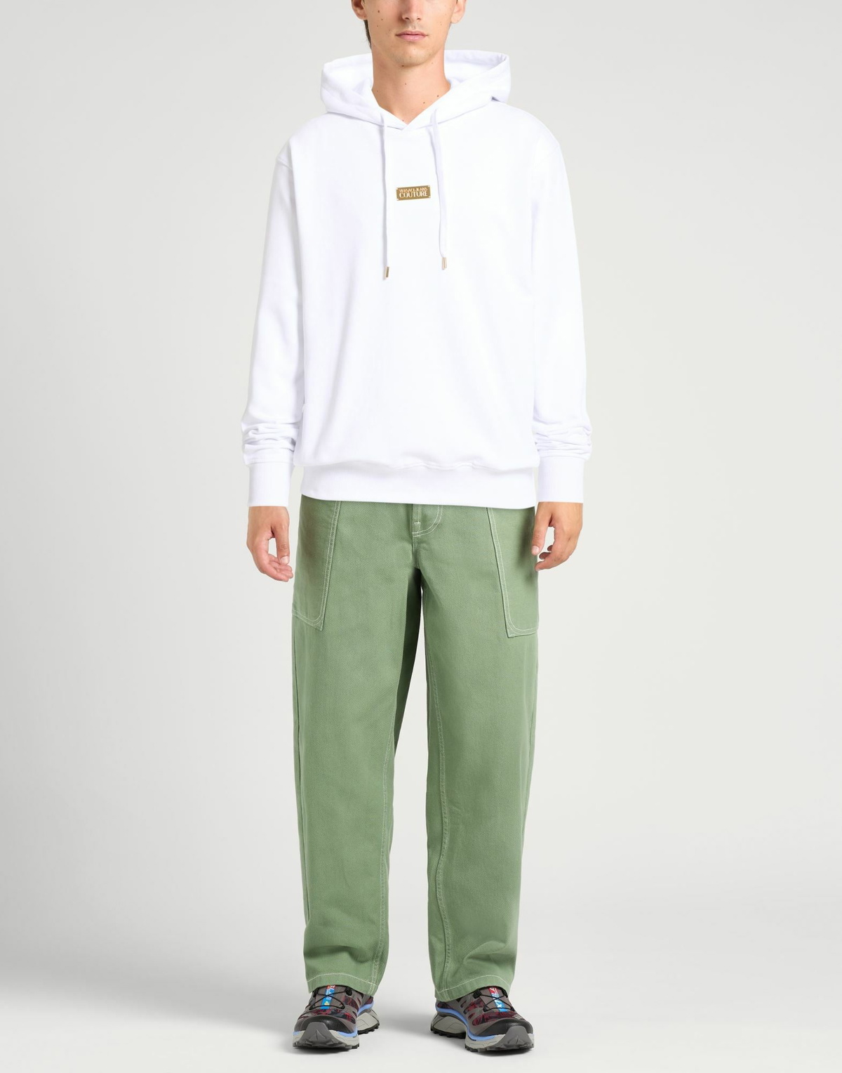 Versace Jeans Couture Mens Sweatshirt in White