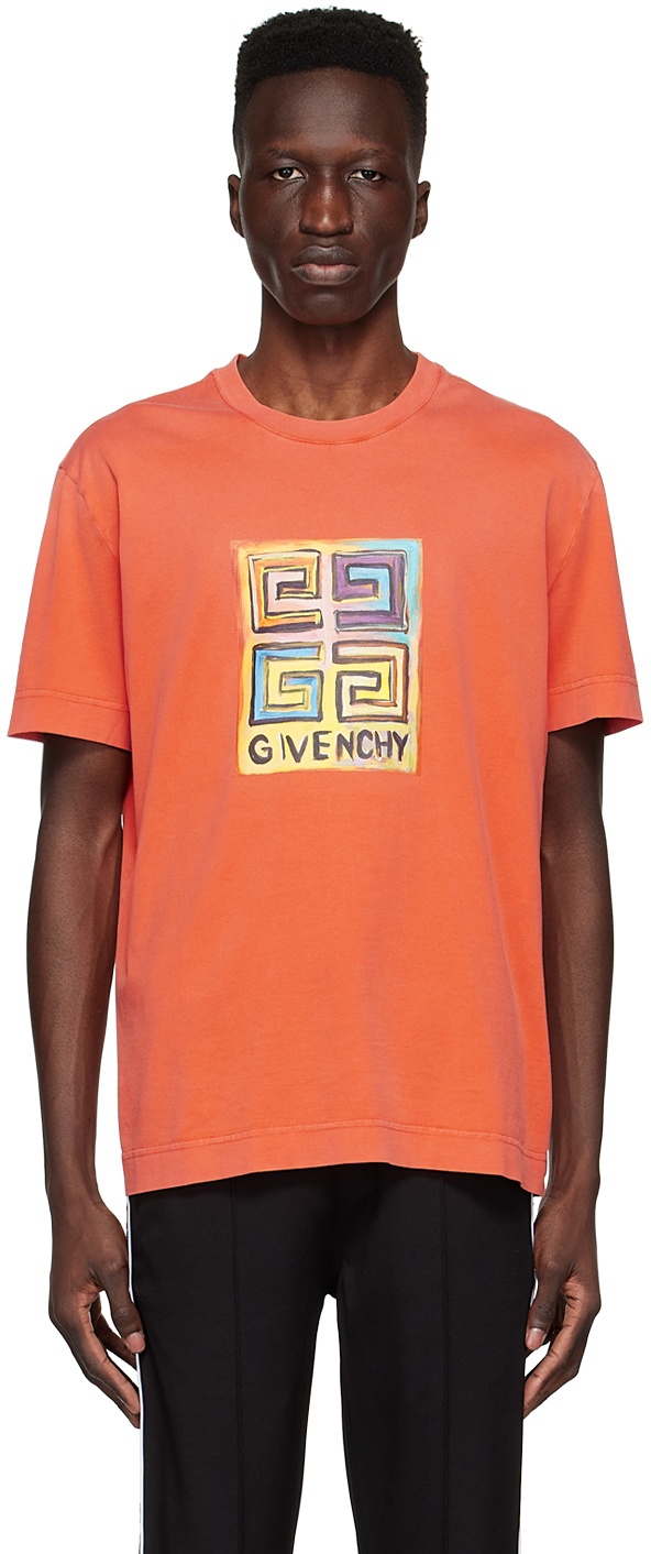 Givenchy Orange 4G Sun T-Shirt Givenchy