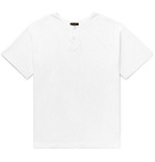 Chimala - Cotton-Piqué Henley T-Shirt - Off-white