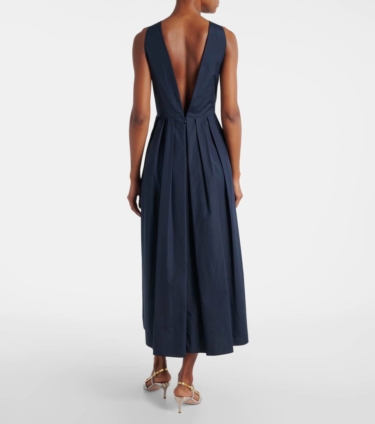 'S Max Mara Ussita cotton poplin midi dress