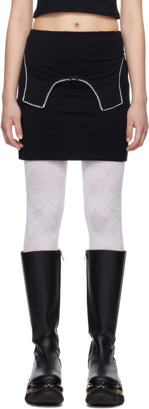 Photo: I'm Sorry by Petra Collins SSENSE Exclusive Black JennyFax Edition Sister Miniskirt