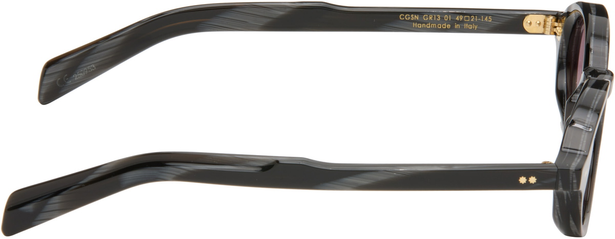 Cutler and Gross Black GR13 Oval Sunglasses