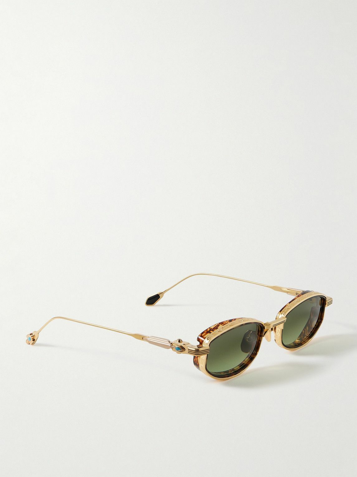 Jacques Marie Mage - Last Frontier VI Hardin Oval-Frame Gold-Tone